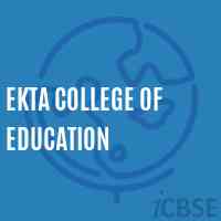 Ekta College of Education Logo