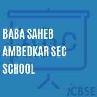 Baba Saheb Ambedkar Sec School Logo