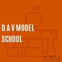 D A V Model School Logo