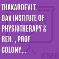 Thakardevi T. DAV Institute of Physiotherapy & Reh. , prof colony, Yamunanagar Logo