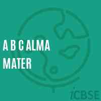A B C Alma Mater School Logo