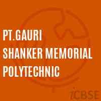 Pt.Gauri Shanker Memorial Polytechnic College Logo