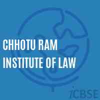 Chhotu Ram Institute of Law Logo