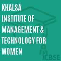 Khalsa Institute of Management & Technology For Women Logo