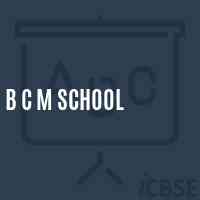 B C M School Logo