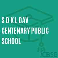 S D K L Dav Centenary Public School Logo
