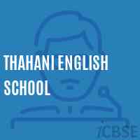 Thahani English School Logo