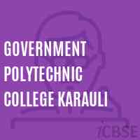 Government Polytechnic College Karauli Logo