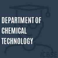 Department of Chemical Technology College Logo