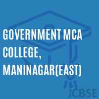 Government Mca College, Maninagar(East) Logo