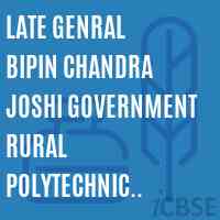 Late Genral Bipin Chandra Joshi Government Rural Polytechnic Takula College Logo