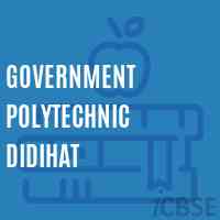 Government Polytechnic Didihat College Logo