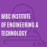 Mbc Institute of Engineering & Technology Logo