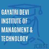 Gayatri Devi Institute of Managment & Technology Logo