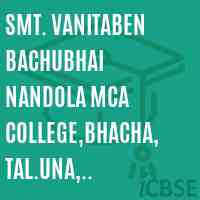 Smt. Vanitaben Bachubhai Nandola MCA College,Bhacha, Tal.Una, Di:Junagadh (SFI) Logo