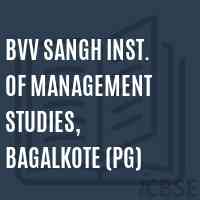 Bvv Sangh Inst. of Management Studies, Bagalkote (Pg) College Logo