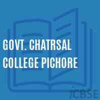 Govt. Chatrsal College Pichore Logo