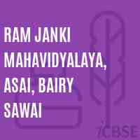 Ram Janki Mahavidyalaya, Asai, Bairy Sawai College Logo