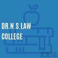 Dr.N.S.Law College Logo