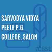 Sarvodya Vidya Peeth P.G. College, Salon Logo