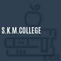 S.K.M.College Logo