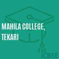 Mahila College, Tekari Logo