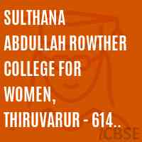 Sulthana Abdullah Rowther College for Women, Thiruvarur - 614 101 Logo