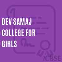 Dev Samaj College for Girls Logo