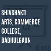 Shivshakti Arts, Commerce College, Babhulgaon Logo