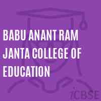 Babu Anant Ram Janta College of Education Logo
