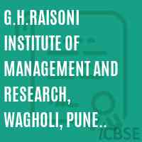 G.H.Raisoni Institute of Management and Research, Wagholi, Pune 412207 Logo