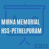 Mirna Memorial Hss-Pethelpuram Senior Secondary School Logo