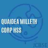 Quaidea Milleth Corp Hss High School Logo