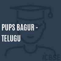 Pups Bagur - Telugu Primary School Logo