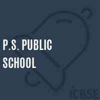 P.S. Public School Logo