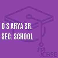 D S Arya Sr. Sec. School Logo
