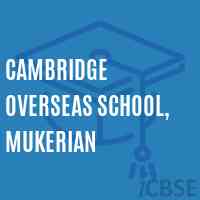 Cambridge Overseas School, Mukerian Logo