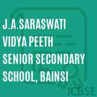 J.A.Saraswati Vidya Peeth Senior Secondary School, Bainsi Logo