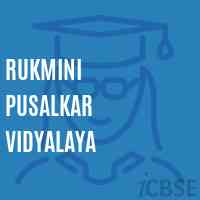 Rukmini Pusalkar Vidyalaya School Logo