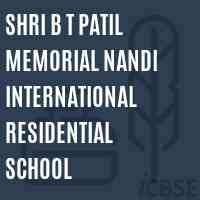 Shri B T Patil Memorial Nandi International Residential School Logo
