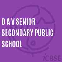 D A V Senior Secondary Public School Logo