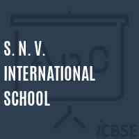 S. N. V. International School Logo