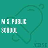 M.S. Public School Logo