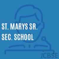 St. Marys Sr. Sec. School Logo