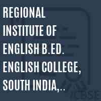 Regional Institute of English B.Ed. English College, South India, Jnanabharathi Campus, Bangalore -56 Logo