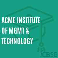 ACME Institute Of Mgmt & Technology Logo