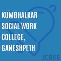 Kumbhalkar Social Work College, Ganeshpeth Logo