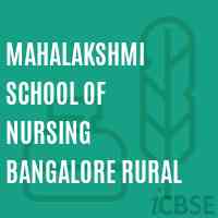 Mahalakshmi School of Nursing Bangalore Rural Logo
