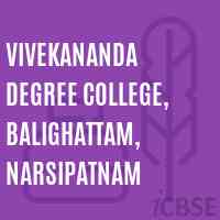 Vivekananda Degree College, Balighattam, Narsipatnam Logo