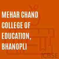 Mehar Chand College of Education, Bhanopli Logo